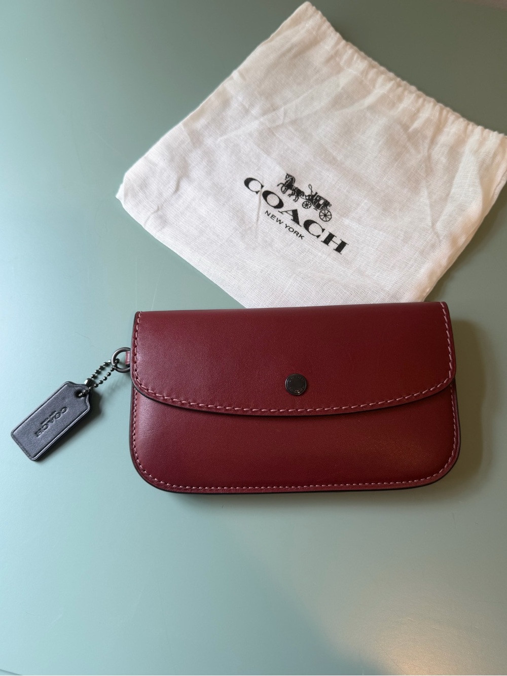 ✨ Coach 1941 Glovetanned Leather Wallet/Clutch ✨ Style No. 65244 - Picture 1 of 6